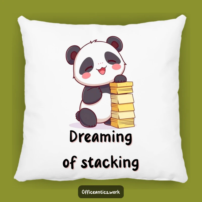 Soft Funny Panda Sticky Note Pillow: Comfy Cushion for Creative Minds
